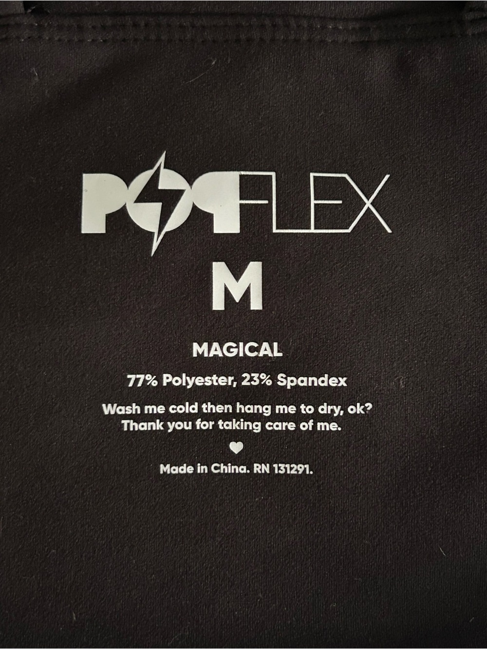 POPFLEX Daphne Corset crop top - Black M - Picture 5 of 6